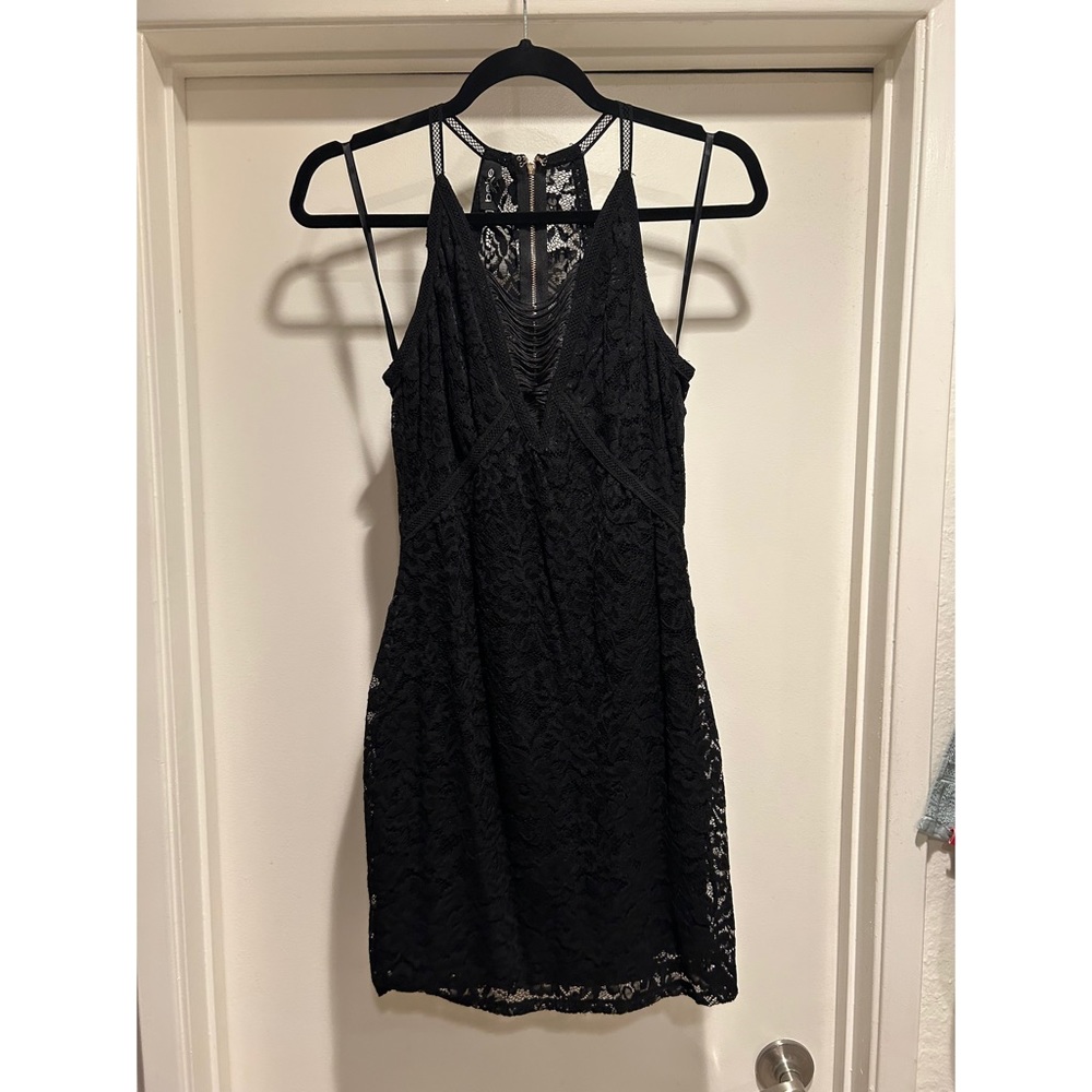 Black Lace Cocktail Dress